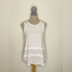 Michael Kors White Sleeveless Tank Top - Sz M
